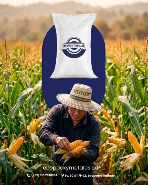 🌽 Del campo al destino final, la calidad comienza con un buen empaque.

#ecopackymetales #costal #agro #agricultura #campo