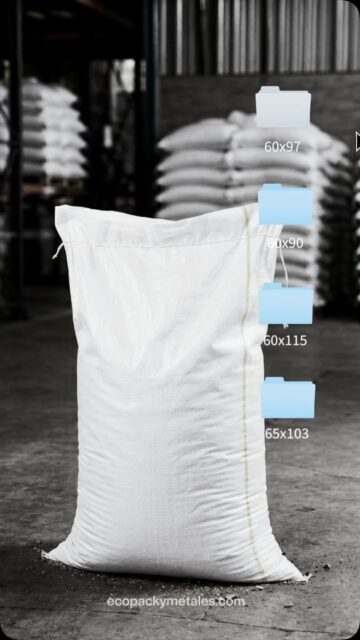 ¿Cuál necesitas para tu producto? 👀📦

Costal Línea amarilla, transparente, negra o blanca.
Diferentes medidas para diferentes necesidades.

#ecopackymetales #costales #polipropileno #empaques #sacosdepolipropileno
